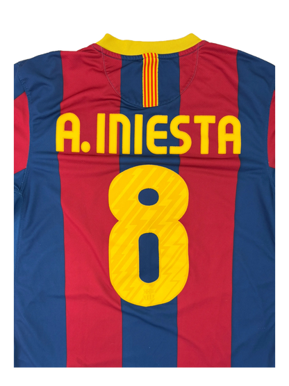 Barcelone 2010-2011 INIESTA #8 SwissFootballShirts